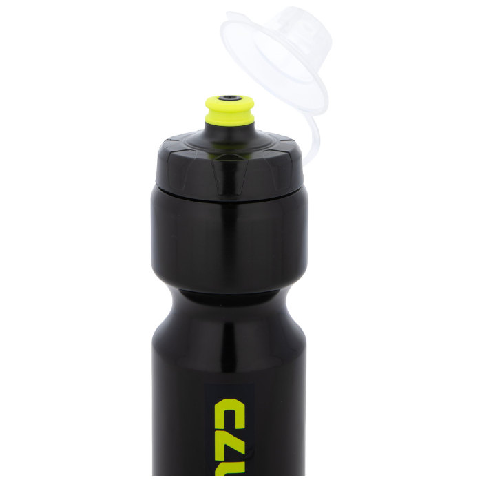 Фляга велосипедная CLUXX Ergo 750 (черный/желтый) 