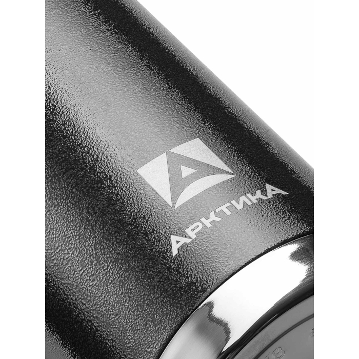 Термос Арктика с узким горлом 1,2 л (черный)