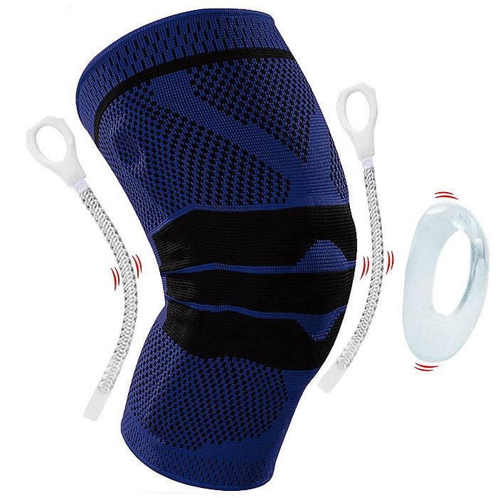 Наколенники SPORTEX Эластичный с гелем (синий)