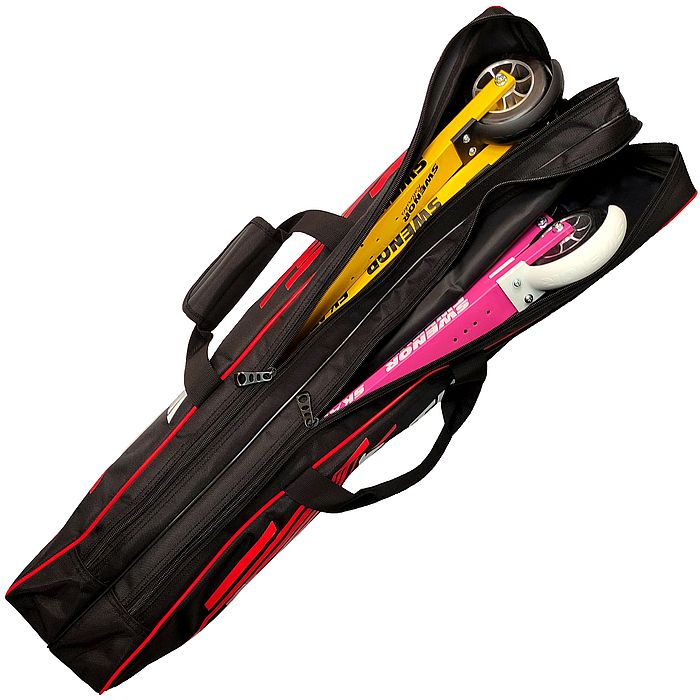 Чехол для лыжероллеров SKI TIME Big Rollski Bag (на 2 пары) (черный)