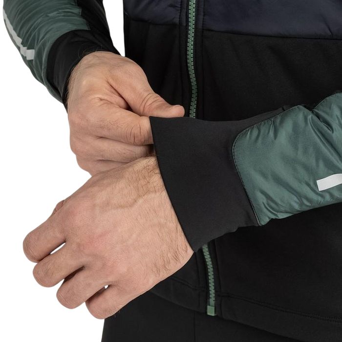 Куртка разминочная MOAX Tauri PRO Hybrid (темно-зеленый)