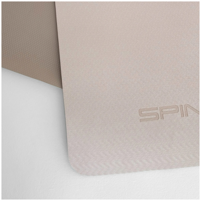 Коврик для йоги SPINE Fit TPE 6 мм. (бежевый)