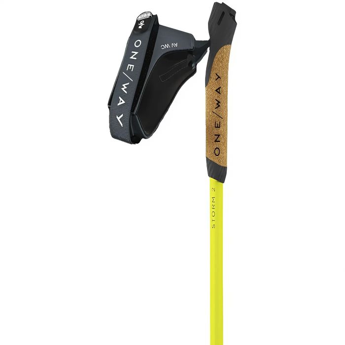 Лыжные палки ONEWAY (OZ41224) Storm 2 (Карбон 100%) (желтый)