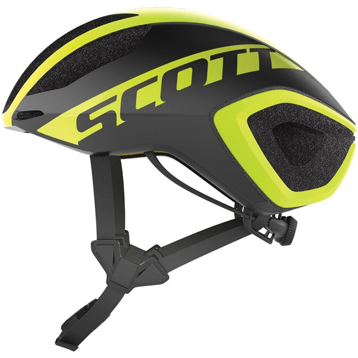 Шлем для лыжероллеров SCOTT Cadence Plus (US:55-59) (черный/желтый)