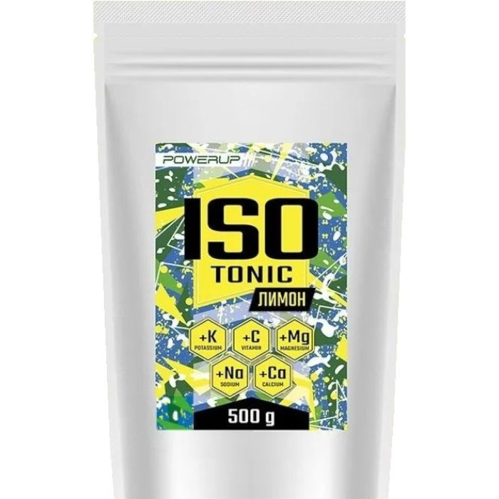 Изотоник POWERUP ISOtonic (сухой концентрат) (Лимон) 500 гр.