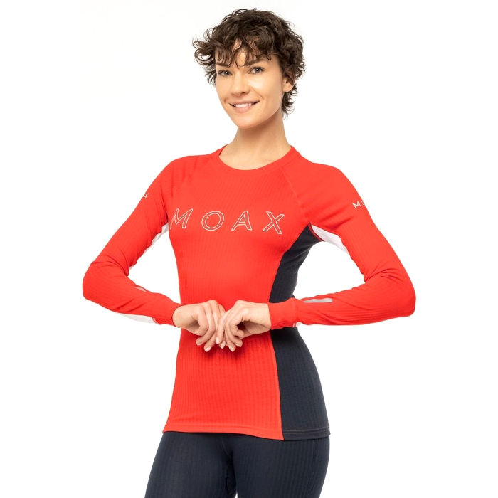 Термофутболка женская MOAX Race LS (красный)