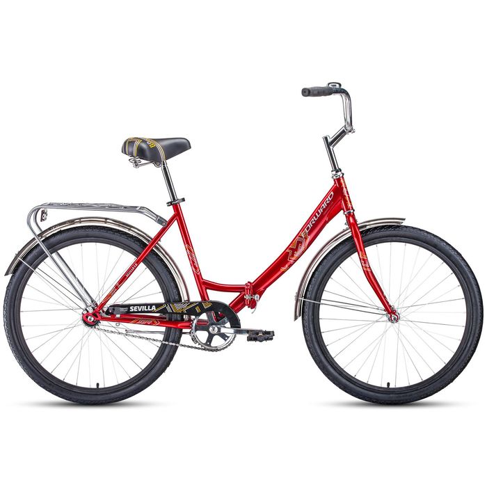 Велосипед FORWARD Sevilla 26 1.0 (красный/белый) (2020)