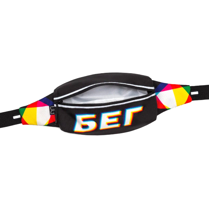 Сумка поясная ENKLEPP Marathon Waist Bag (черный/мультиколор)