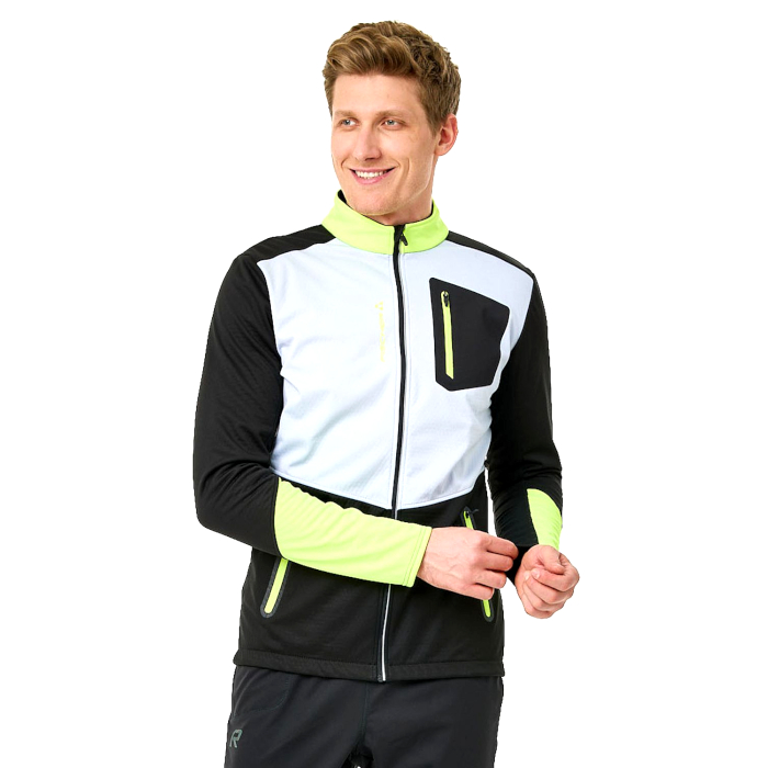 Куртка разминочная FISCHER Softshell Warm (серый/черный)