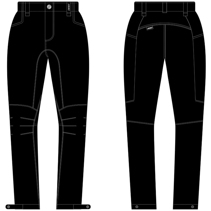 Брюки разминочные KV+ EXPERT PRO pants woman (черный)