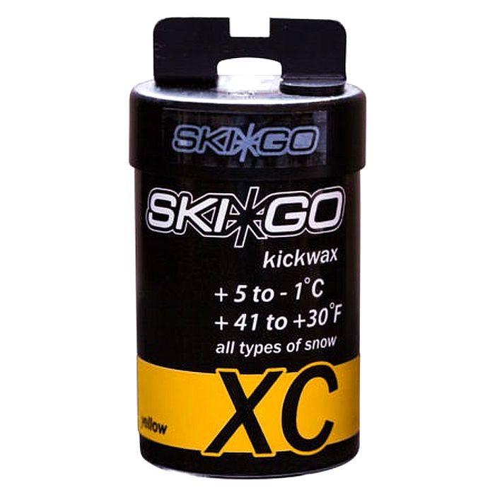 Мазь держания SKIGO XC Kickwax Yellow (-1°С +5°С) 45 г.