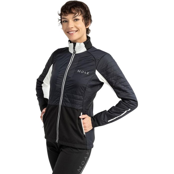 Куртка разминочная женская MOAX Tauri PRO Hybrid (черный)