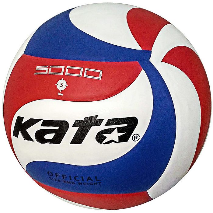 Мяч волейбольный KATA (PU 2.5, 280 гр, клееный) (синий/красный)