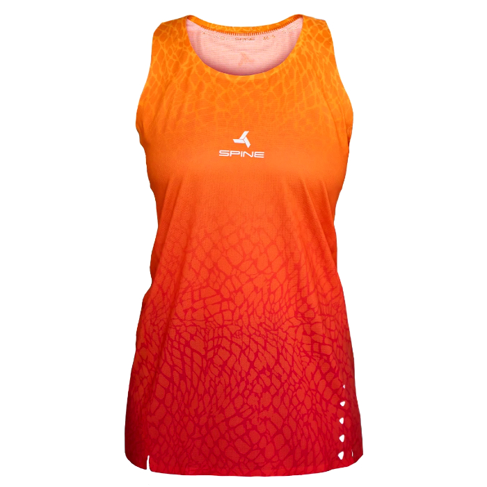 Майка для бега женская SPINE Running (оранжевый)