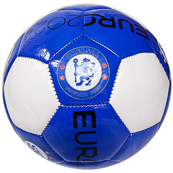 Мяч футбольный MEIK Chelsea (PVC 1,6 мм, 325 гр., маш. сш.) (синий/белый)