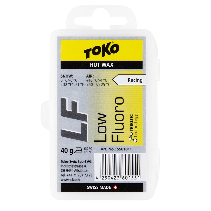 Парафин низкофтористый TOKO LF Backshop Barwax Universal (0°С -30°С) 2500 г.