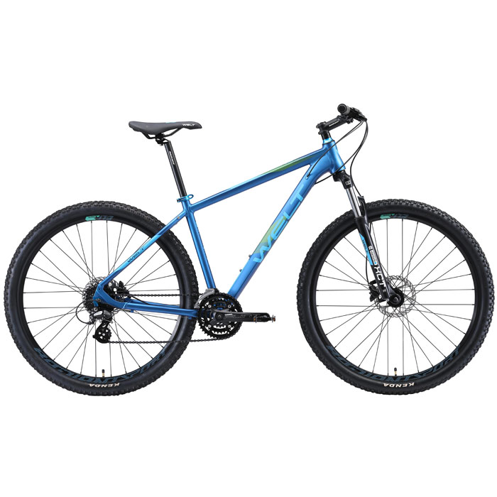 Велосипед WELT Rockfall 2.0 27 (синий/голубой/зеленый) (2020)
