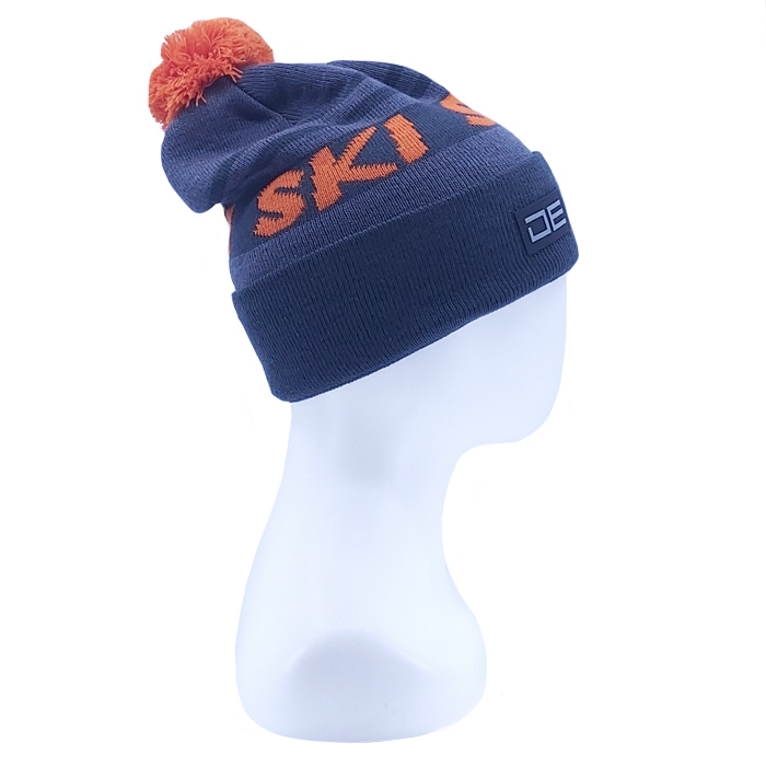 Шапка DE Ski (серый/оранжевый)