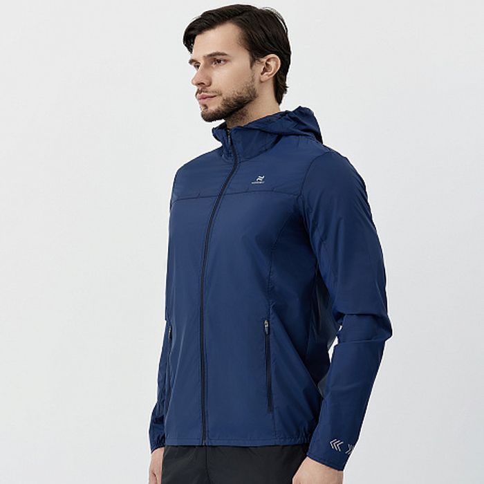 Ветровка для бега NORDSKI Rain (темно-синий)