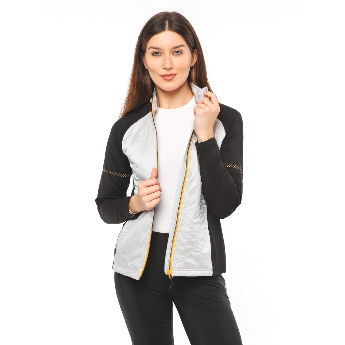 Куртка разминочная женская MOAX Tauri Stretch Fit (серый/черный)