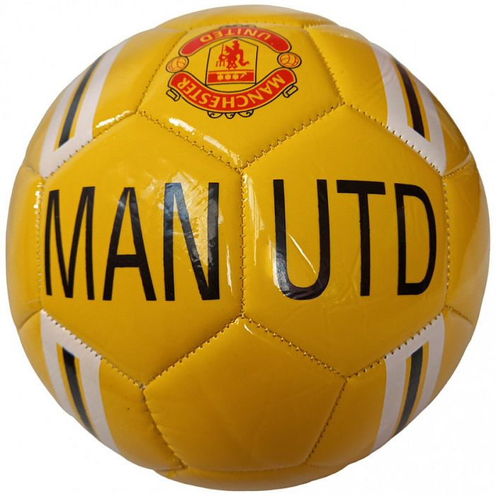 Мяч футбольный MEIK Man Utd (PVC 1,7 мм, 305 гр., маш. сш.) (желтый)