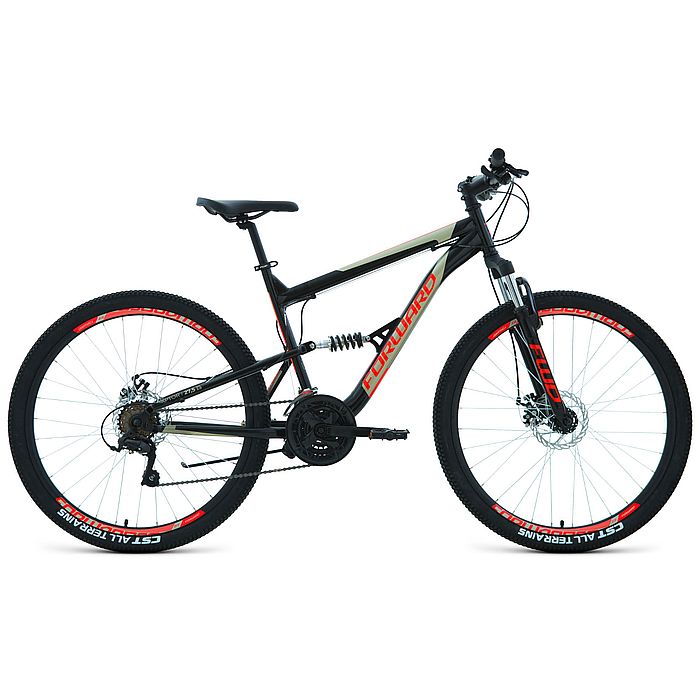 Велосипед FORWARD Raptor 27,5 2.0 D (красный) (2022)