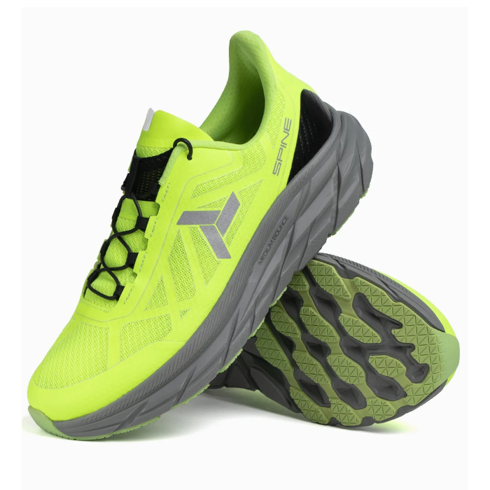Кроссовки беговые SPINE Titanium (S) (салатовый/серый)