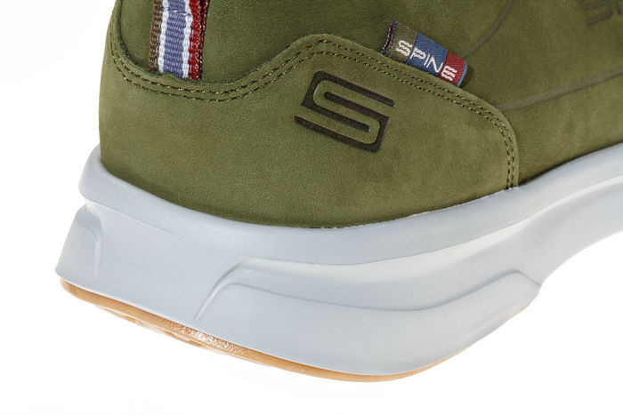 Полуботинки SPINE Lagom (зеленый/серый)