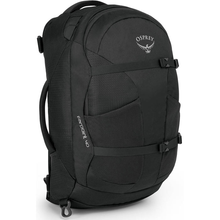 Рюкзак-сумка OSPREY Farpoint 40 Volcanic Grey S/M (черный)