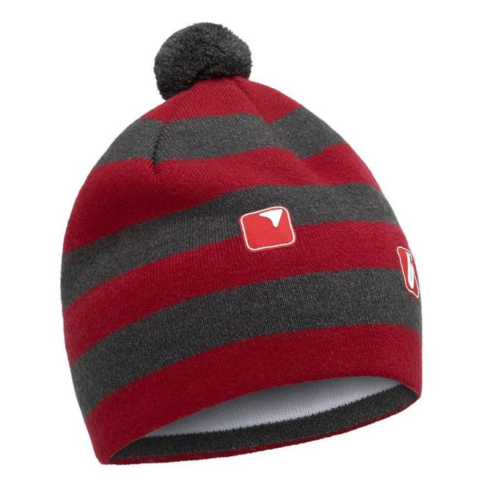 Шапка BIVIUM Арех (красный/темно-серый)