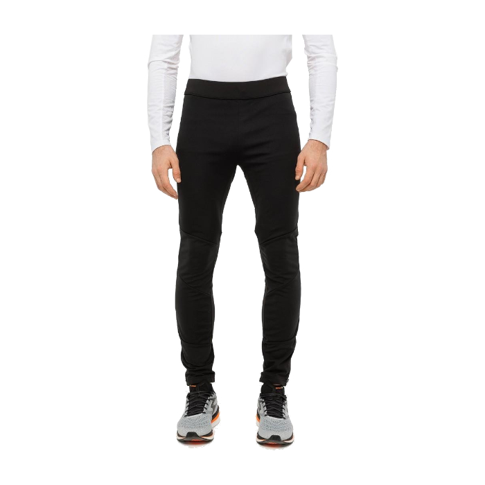 Брюки разминочные MOAX Tauri softshell zip (черный)