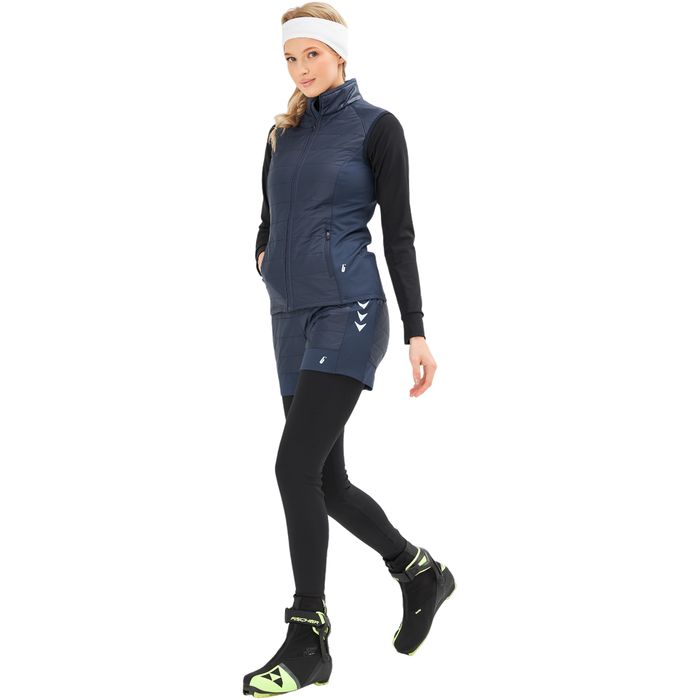 Шорты утепленные женские BIVIUM Комфорт (синий)