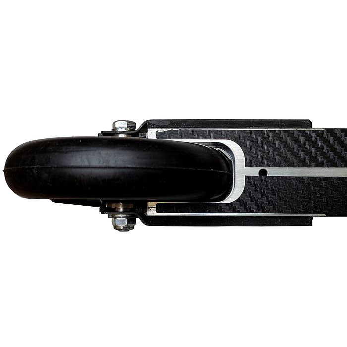 Лыжероллеры FFS Коньковые SK Medium (№ 2.3/медленные) (черный)