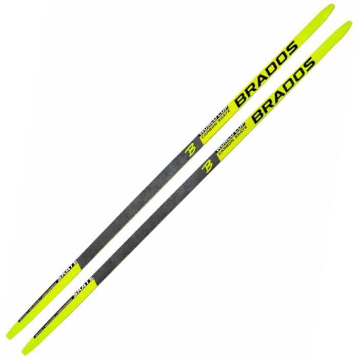 Лыжи беговые BRADOS World Cup Carbon Skate (черный/желтый)