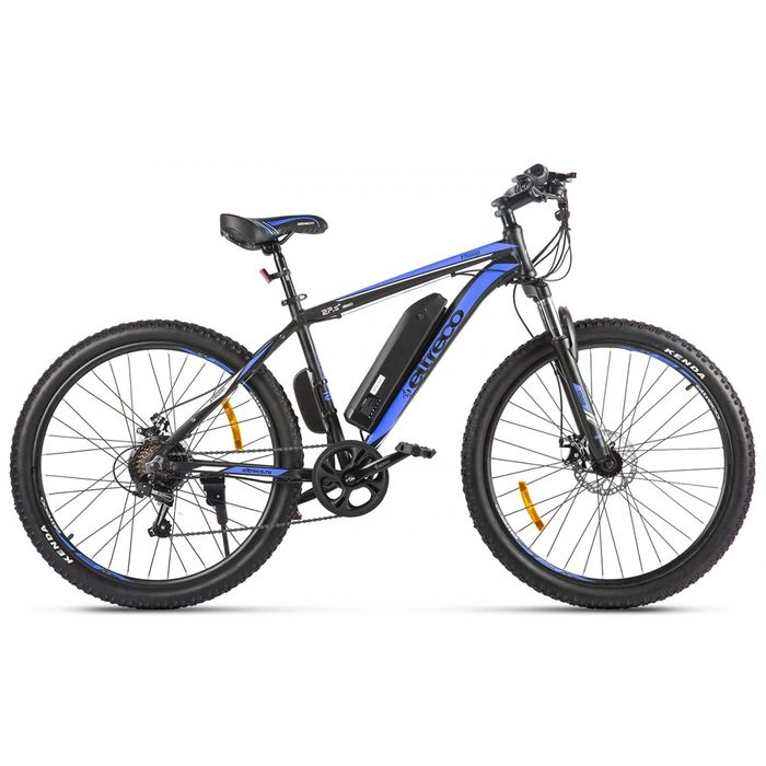 Электровелосипед ELTRECO XT 600 D 350 Wh (черный/синий) (2021)