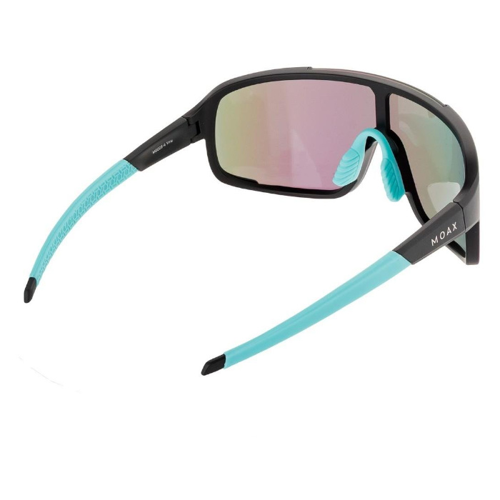 Очки спортивные MOAX Viru (черный/бирюзовый)