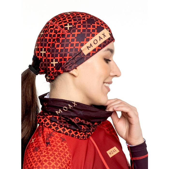 Шапка гоночная MOAX Sirius Pony Tail (красный)