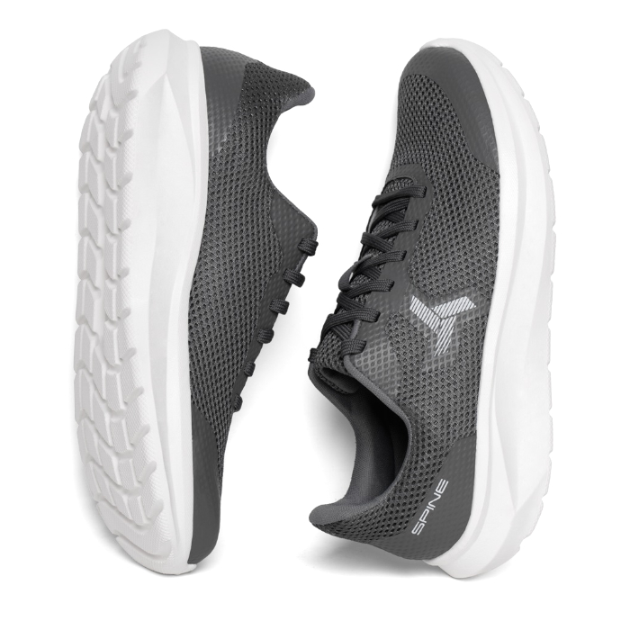 Кроссовки беговые SPINE Lite (серый/белый)